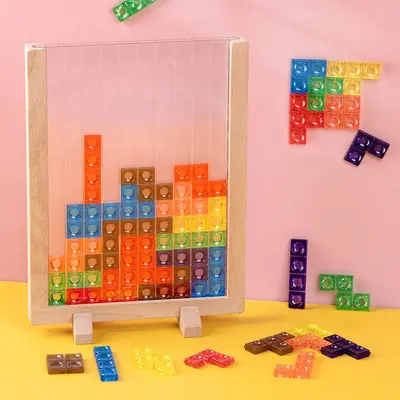 Tetris Building Block Puzzle for Ages 3 to 6, Educational Toy - 8