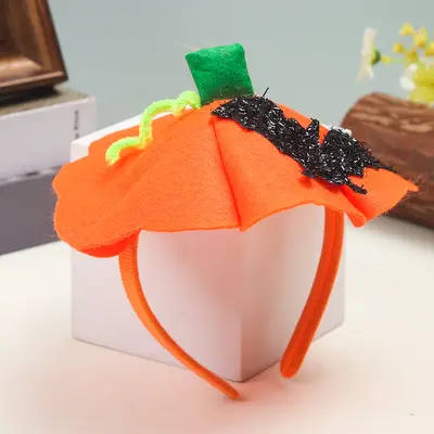 Halloween Large Pumpkin Hat Headband for Kids, Festival Party Costume - 11