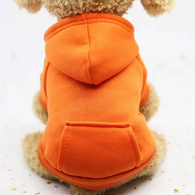 Autumn Winter Two-Legged Hoodie with Pocket for Cats and Dogs - 9