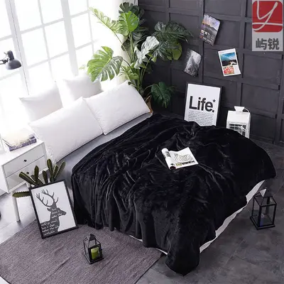 Coral Fleece Blanket, Four-Season, Single Thin Style - 8