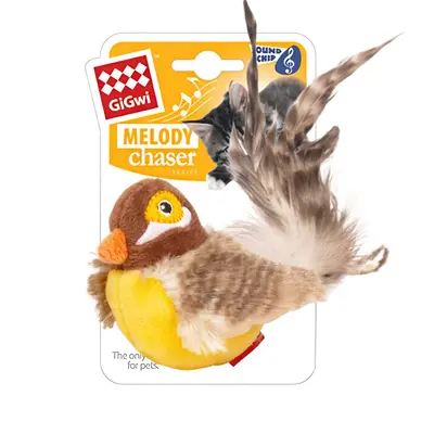 GiGwi Cat Toy Squeaky Little Sparrow and Mouse - 4