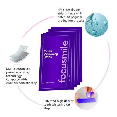 Whitening Strips diş bandı, büyük kutu, v34 renk düzeltici, mor - 3