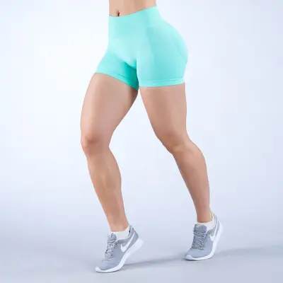 Jenny DF Replacement Cross-Border Popular Three-Piece Waist-Pleated Hip-Lifting Low-Waist Sports Seamless Three-Point Pants Yoga Shorts - 13