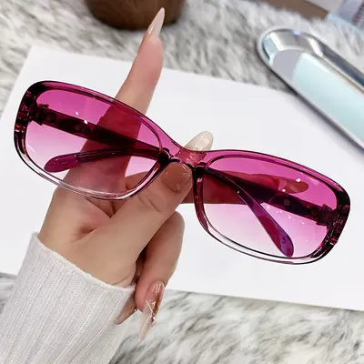 Small frame fox head women's sunglasses, UV protection - 8