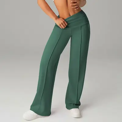 Erkek Kadın Bel Dikişli Cepli Slim Fit Uzun Düz Paça Outdoor Spor Pantolon - 12