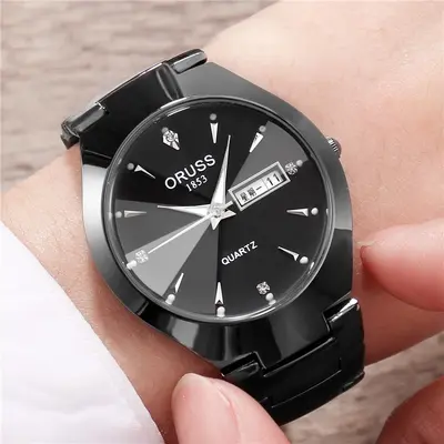Kadın kol saati, çelik kordon, minimalist tasarım, su geçirmez kuartz - 11