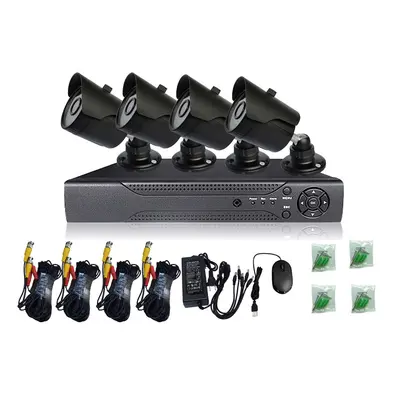 AHD coaxial camera kit, 8 channel, 2MP/1200TVL, mobile remote