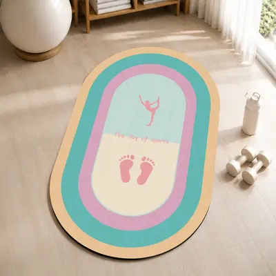 Verdickte Gymnastikmatte Stoßdämpfend Rutschfest Schalldämmend Innen Yoga Fitnessmatte - 11