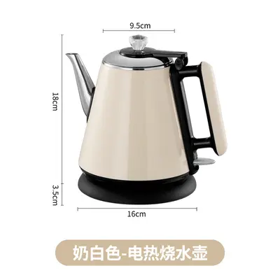 Double-Layer Electric Kettle with Long Spout, Stainless Steel - 7