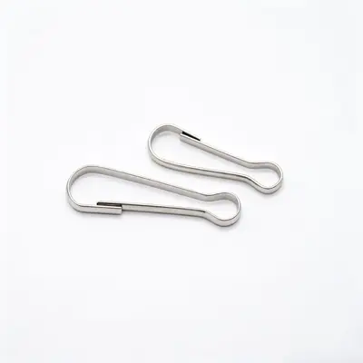 Silver Metal Rotating Swivel Buckle Clasp for Handmade DIY Keychains