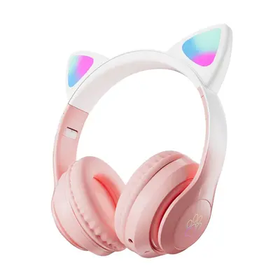 Sevimli Kablosuz Degrade Kedi Kulak Kopfhoerer STN28PRO Bluetooth Kopfhoerer Trend Schock Heavy Bass Gaming Kopfhoerer - 9