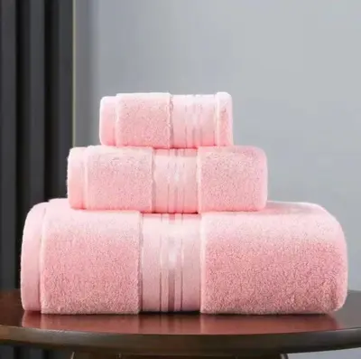 Bath towel pure cotton 70x150 thickened absorbent - 11