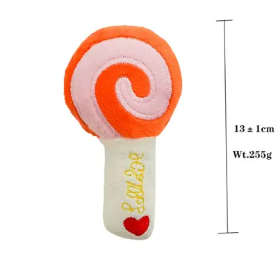 Plush Dog Toy, Chew-Resistant Ball with Rope and Squeaker for French Bulldogs - 9
