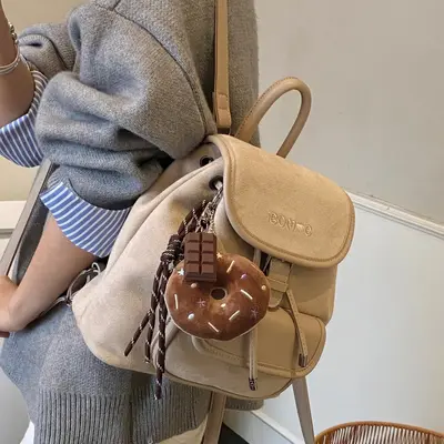 Retro Large Capacity Women's Backpack for Travel and Commuting - 4