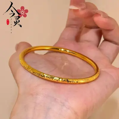 3mm Goldarmband, glitzernd, Damenmodedesign - 2