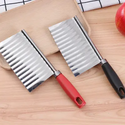 Wave potato cutter, stainless steel fry knife - 4