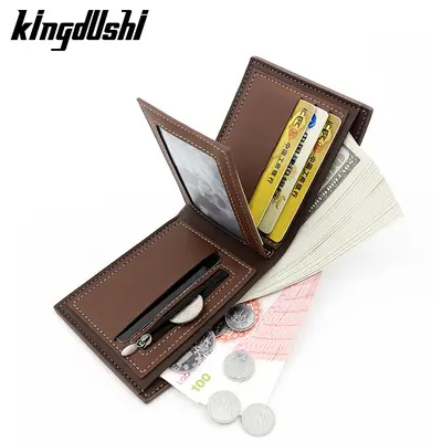 Men's Wallet Kingdushi with Zip Coin Pouch, Large Capacity - 4