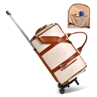 New Large Travel Portable Foldable Women's Clothing Luggage Bag Wheeled Suit Bag Multifunctional Overnight Storage - 10