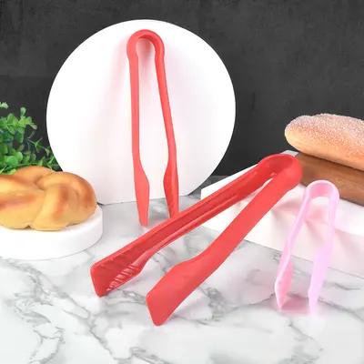 Üç parçalı renkli plastik yiyecek klipsi seti, kaymaz set, salata klipsi, ekmek kek klipsi, çok fonksiyonlu yiyecek klipsi seti