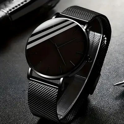 Men's quartz watch alloy youth student style