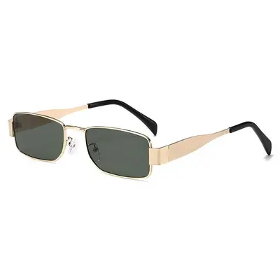 Square Frame Men's Sunglasses with Wide Temples for Driving - 10