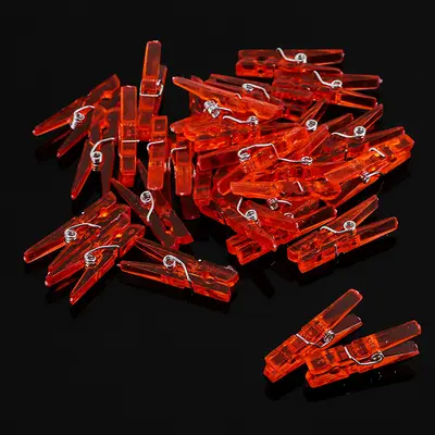 Plastic and Acrylic Clips, Mini Photo and Christmas Light Clips