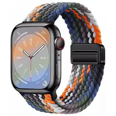 Woven Nylon Magnetic Buckle Strap for Apple Watch S10, 20/22 mm