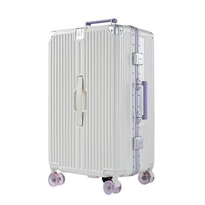 28 Inch Aluminum Frame Suitcase with 20 Inch Boarding Case Set - 6