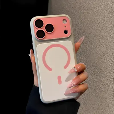 Бордовый магнитный чехол для iPhone 17 и 18 Pro Max, защита от падений