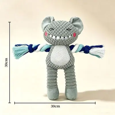 Dog training toy plush with hidden treat pocket, sound - 10