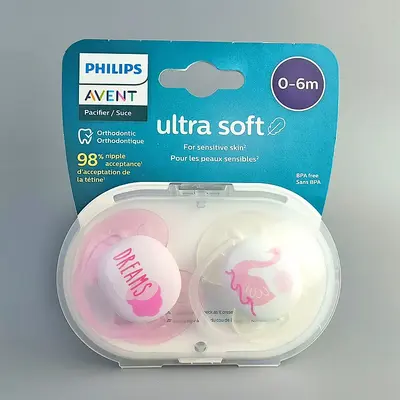 AVENT Emzik 0-6 ve 6-18 ay, makaron model, havalandırmalı - 7