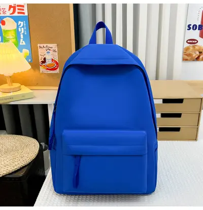 Minimalist Large-Capacity Student Backpack, Harajuku Style Middle School - 11