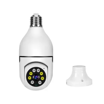 WiFi light bulb camera, 360-degree panoramic view, HD night vision - 5