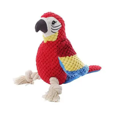 Plush Squeaky Bird Toy for Small and Medium Dogs - 5