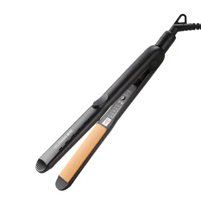Tujiang Electric Hair Straightener Short Hair Inward Curl Straight and Curl Dual-Use Flat Iron for Women Corn Curler Non-Damaging Mini Iron