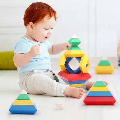 Smart-Lernspielzeug für Kinder von 3 bis 6 Jahren mit Bausteinen in Geschenkbox