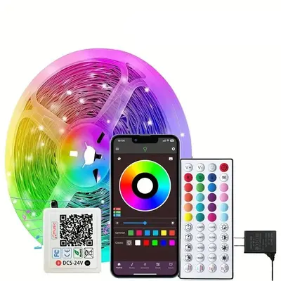 Новый комплект светодиодной ленты 24v3535RGB, фоновая подсветка, светодиодная лента на 44 клавиши, Bluetooth музыка RGB, самоклеящаяся линейная подсветка