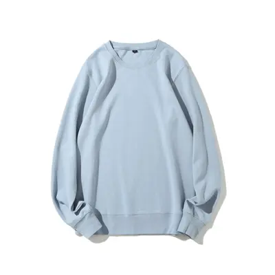 AG300g gesundheitsfördernder beidseitig gestrickter Sweatshirt mit Rundhalsausschnitt speziell bedruckt in Zuckerfarbe feines Jersey glattstrickig Langarm Druck - 13