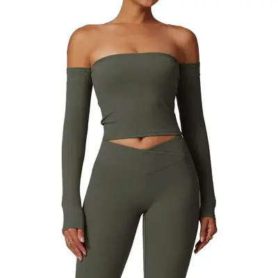 Freizeit-Yogaanzug aus Nylon-Elasthan, bequem, für Fitness und Laufen