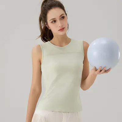 Women's Summer Yoga Tank Top, Pilates and Running Training Wear - 11
