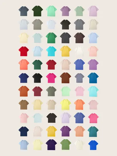 210 gr %100 Pamuklu Erkek Yuvarlak Yaka Yazlık T-Shirt, 66 Renk