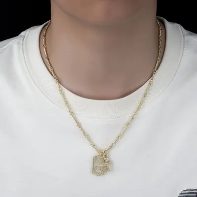 Haç kolye, erkek ve kadın, avrupa tarzı moda - 3