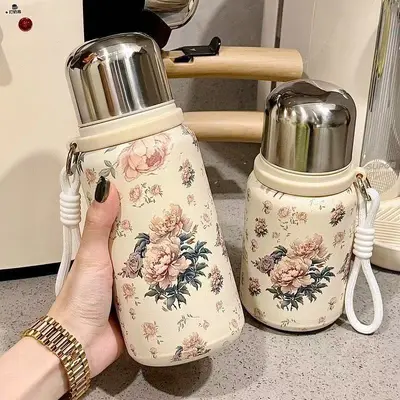 316 Paslanmaz Çelik Termos Bardak, 500 ml Büyük Kapasiteli Taşınabilir - 1