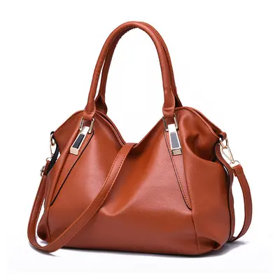 Große Damenhandtasche aus Weichleder, schlicht und elegant - 2