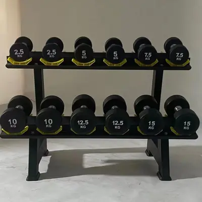 Dumbbell Set with Storage Rack