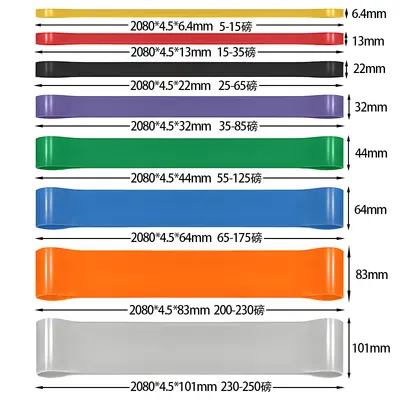 Fitness Training Resistance Band Elastic Stretch Exercise Strap - 3
