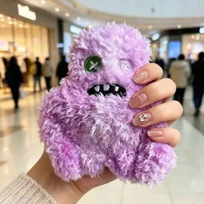 Fuggler Big Tooth Plush Monster Keychain - 7