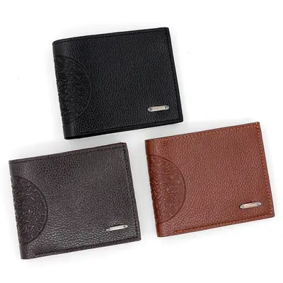 Herrenbrieftasche quer, viele Kartenfächer, Weichleder, große Kapazität - 2