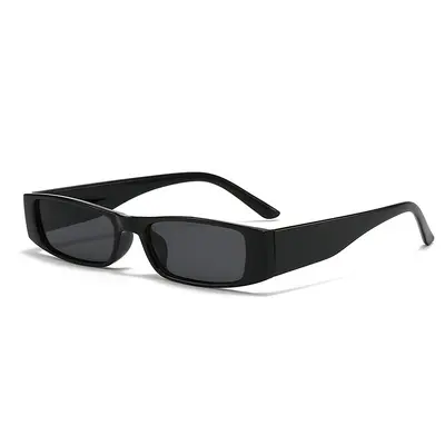 Retro Small Square Frame Sunglasses with UV Protection - 6