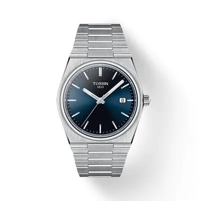 Tossin1853 Men's Quartz Watch Ultra-thin Waterproof